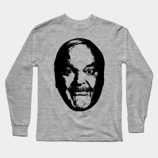 John Cleese Funny Face: Iconic Comedy Tribute Long Sleeve T-Shirt